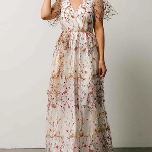 Baltic Born Marseille Embossed Maxi Dress
